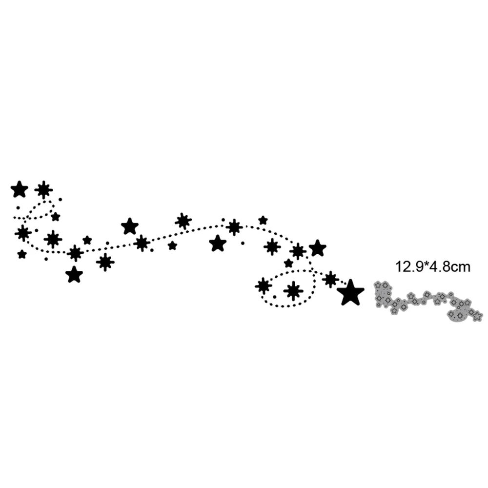 

Star border Cutting Dies background Metal Cutting Dies Stencils For Card Making Decorative Embossing Suit Paper Cards Stamp DIY