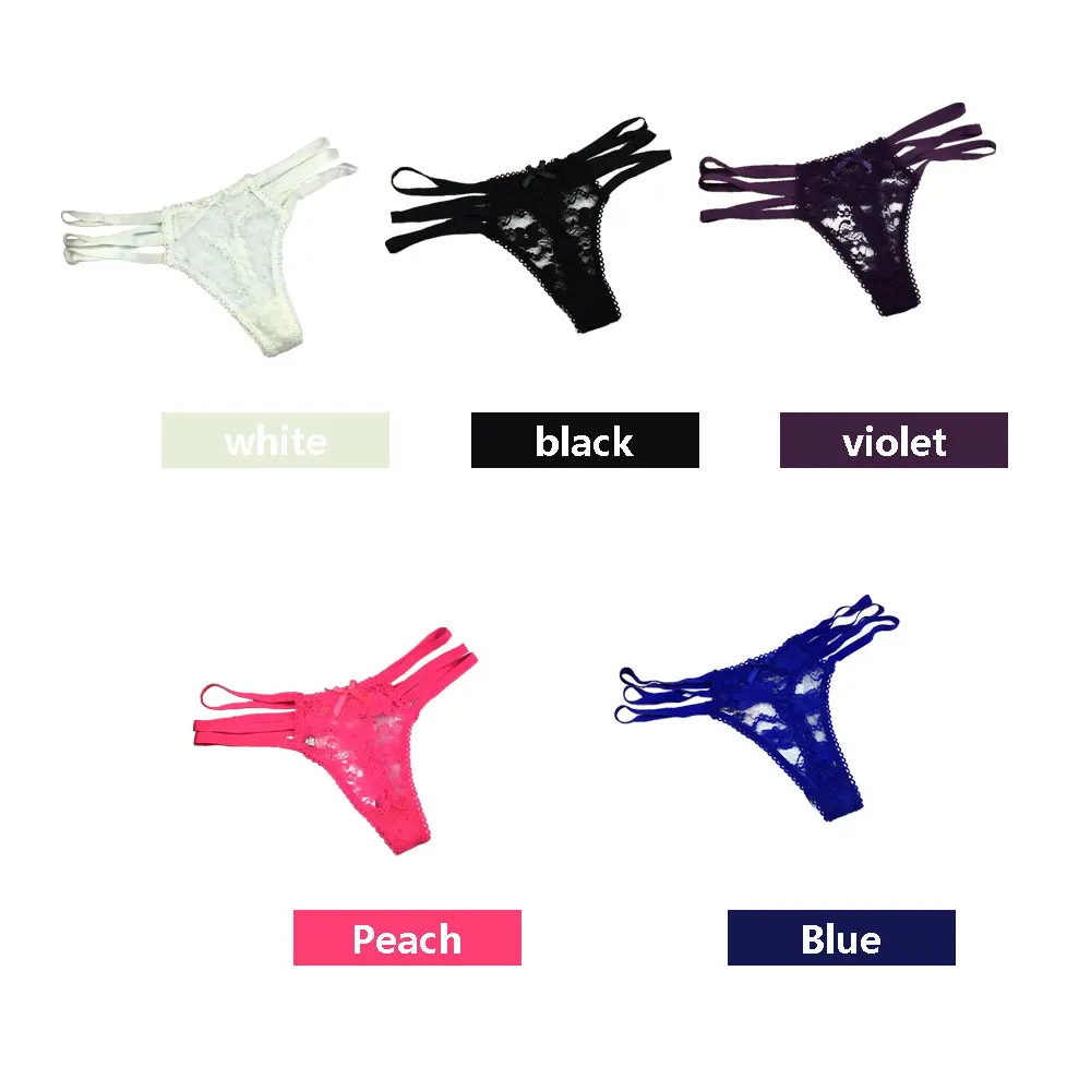 

Women Girl Sexy Bandage Lace Thongs V-string Panties Knickers Lingerie Underwear Intimate Clothing
