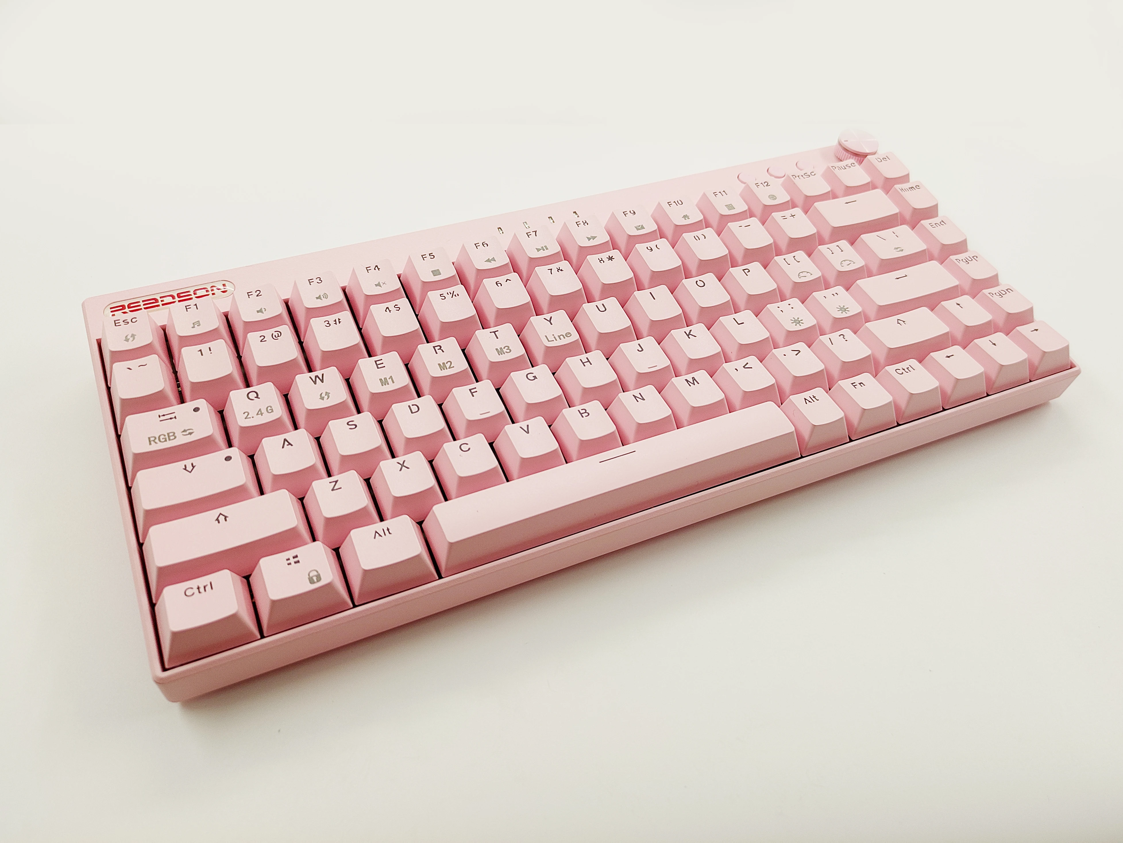 

Joininkeys New wireless mechanical keyboard usb bluetooth dual mode macho powder dark night black with hand rest