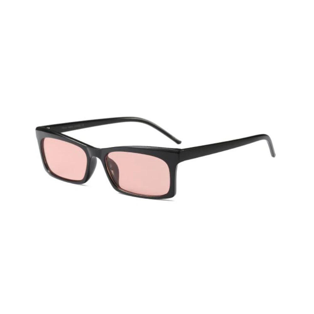 

Women Trending Products 2021 Female Rectangle Sunglasses Retro Decorative Square Glasses Frame UV400 Black Lenses Brown Pink