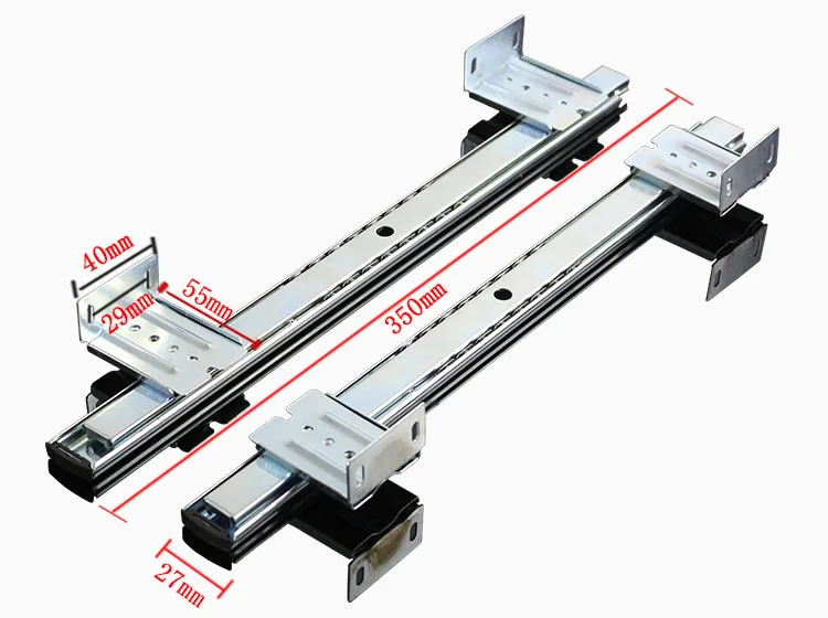 Computer Desk Drawer Orbit Keyboard Bracket Slide Rail Hoisting Crane Rail Bracket 2 Guide Rail