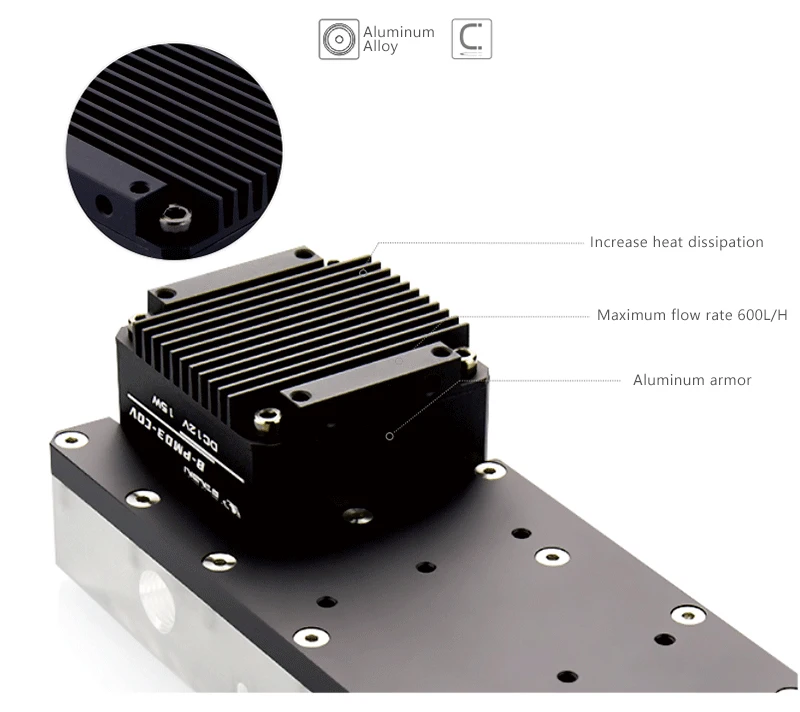 Bykski матовый акриловый квадратный резервуар для воды совместимый ddc насос чехол для компьютера резервуар G1/" 12 см кронштейн/длина 180 мм 220 мм