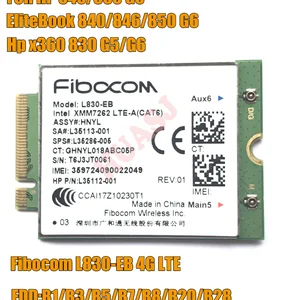 fibocom l830 eb 4lte wwan card for hp l35286 005 intel xmm 7262 lte advanced cat6 300mbps for 640 650 g5 840 846 850 g6 x360 830 free global shipping