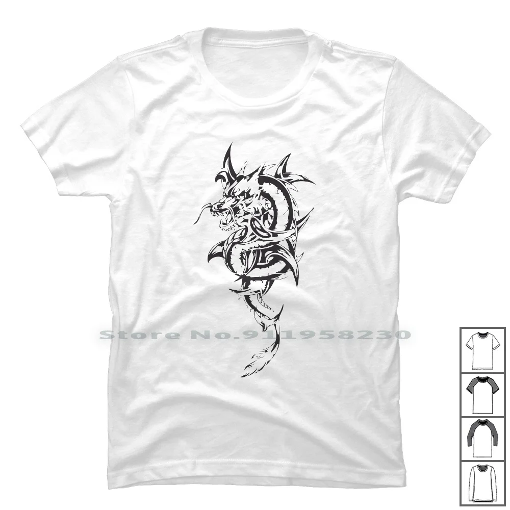 

Dragon T Shirt 100% Cotton Property Animals Dragon Sales Agent Ship Home Hip Buy Ra Me