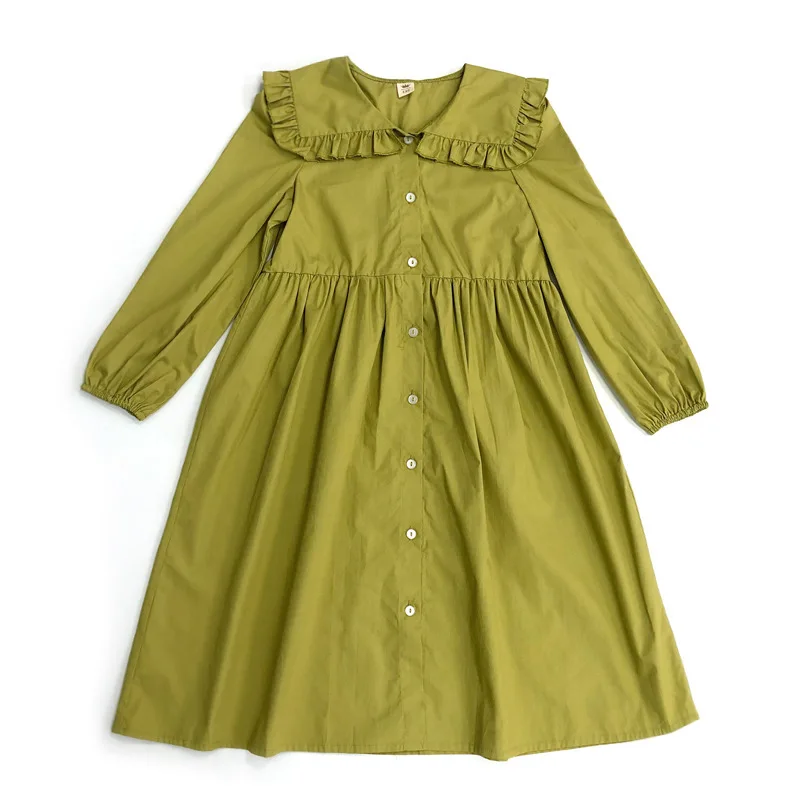 Брендовое платье для девочек принцессы подростков осенние платья маленьких