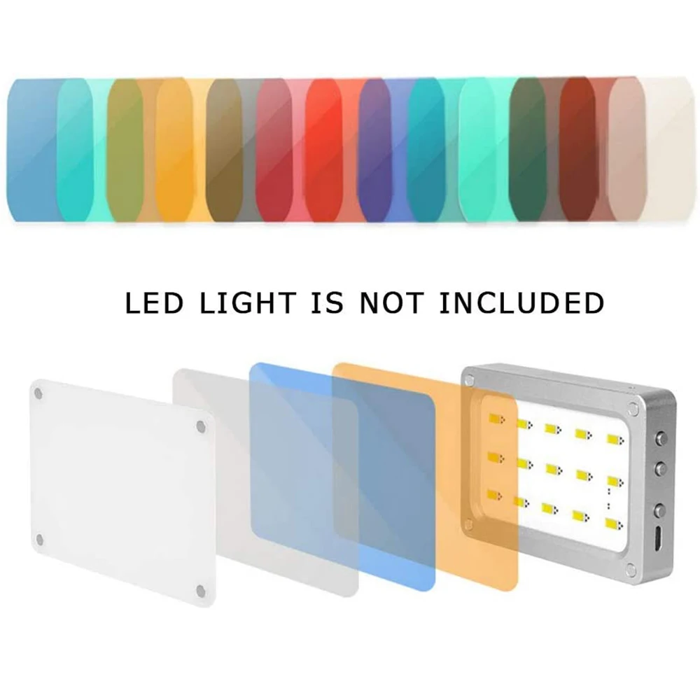 20 шт. прозрачные гелевые светофильтры для камеры | Электроника