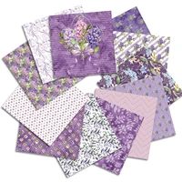 6in purple scrapbook craft paper scrapbooking paper packs patterned paper 12pattern 24sheets diy photo album card handmade paper
