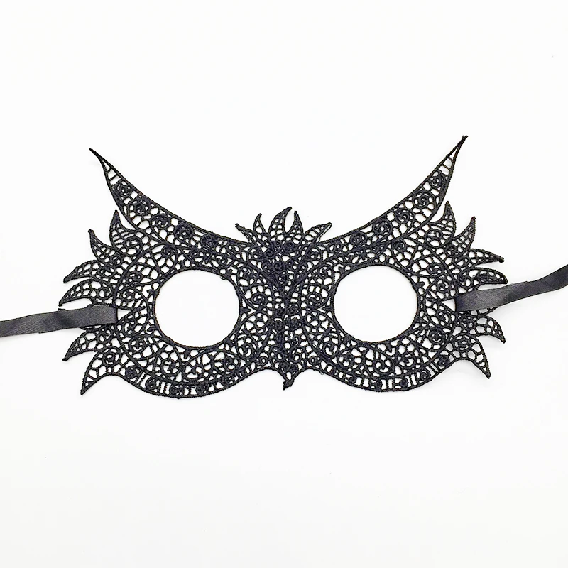owl Сексуальная кружевная Карнавальная маска на Хеллоуин вечерние женские маски для глаз маска для косплея венецианские костюмы карнавальные полумаски для лица - Цвет: owl