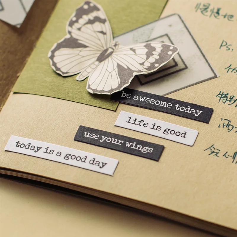 8 листов цвет номер Украшение для ноутбука наклейки Календарь Дата скрапбукинга