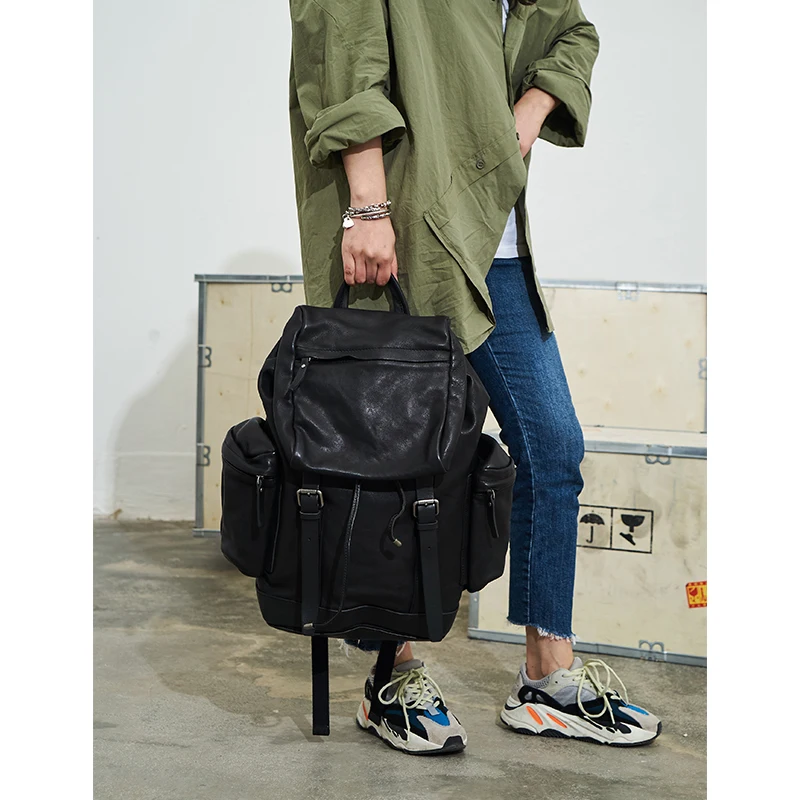 Женский вместительный рюкзак для ноутбука с несколькими карманами походные