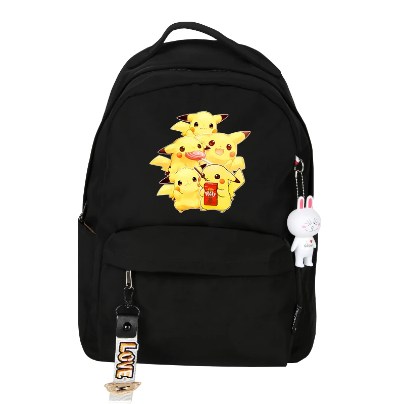 Рюкзак Пикачу Косплей Аниме-сумки для подростков Mochila Розовый Рюкзак Kawaii Подарки на день рождения Симпатичные Рюкзаки для взрослых - Цвет: GJB quanyuan