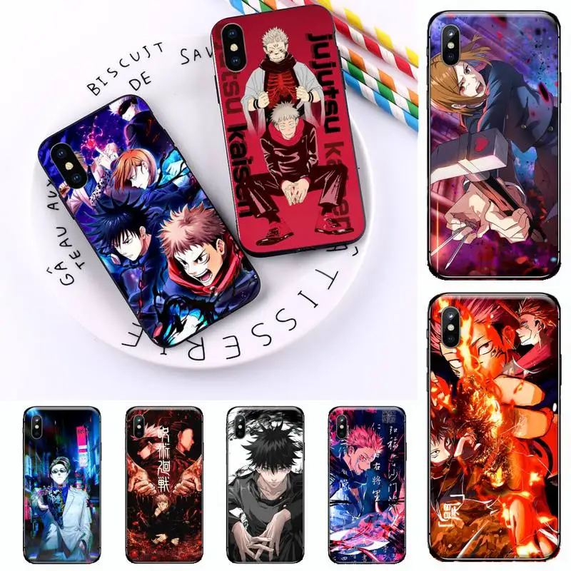 

Jujutsu Kaisen Gojo Satoru Phone Case For iphone 12 11 13 7 8 6 s plus x xs xr pro max mini