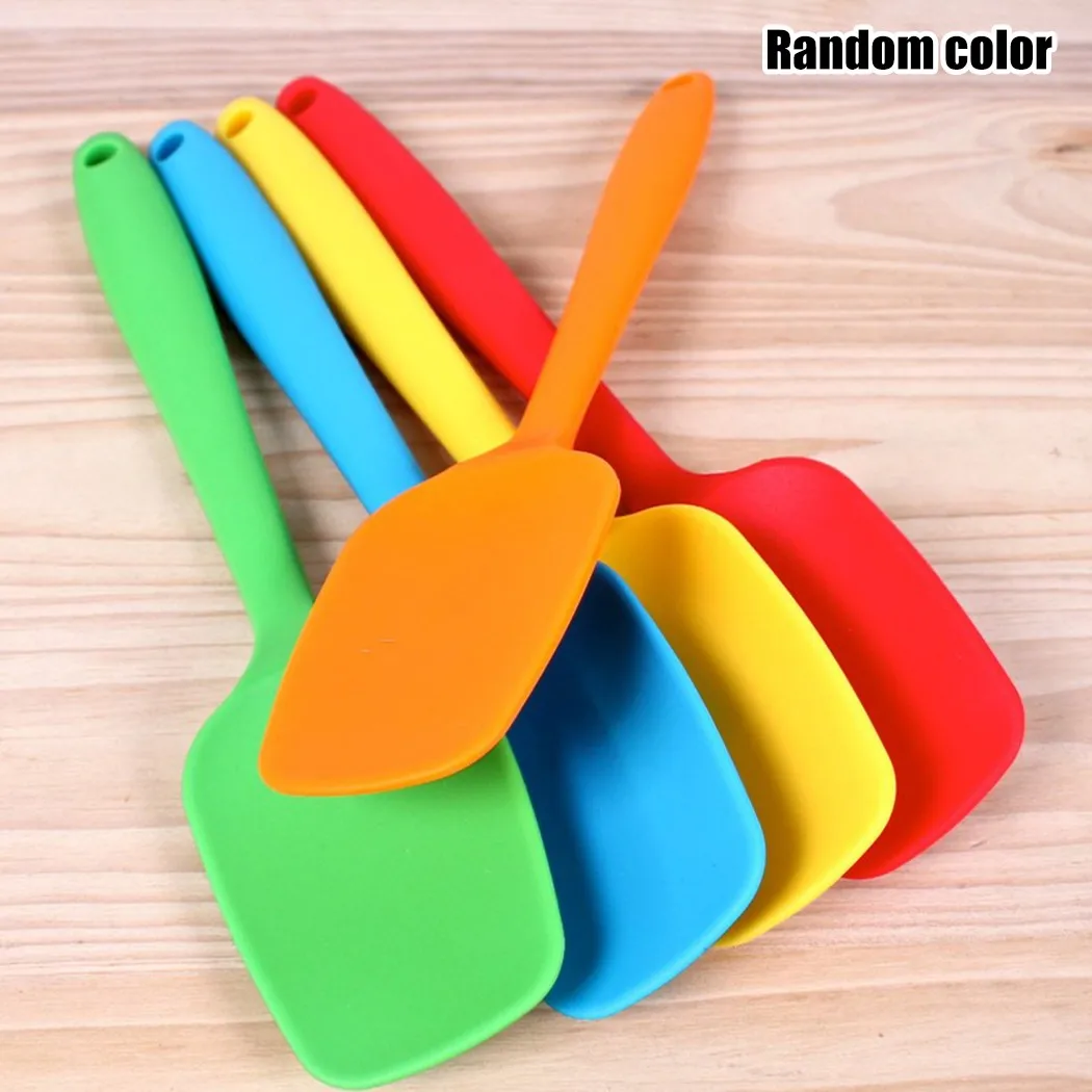 

Kitchen Silicone Cream Butter Spatula Silicone Non-stick Batter Mixer Cake Brushes Baking Tool Kitchenware Cream Scoop