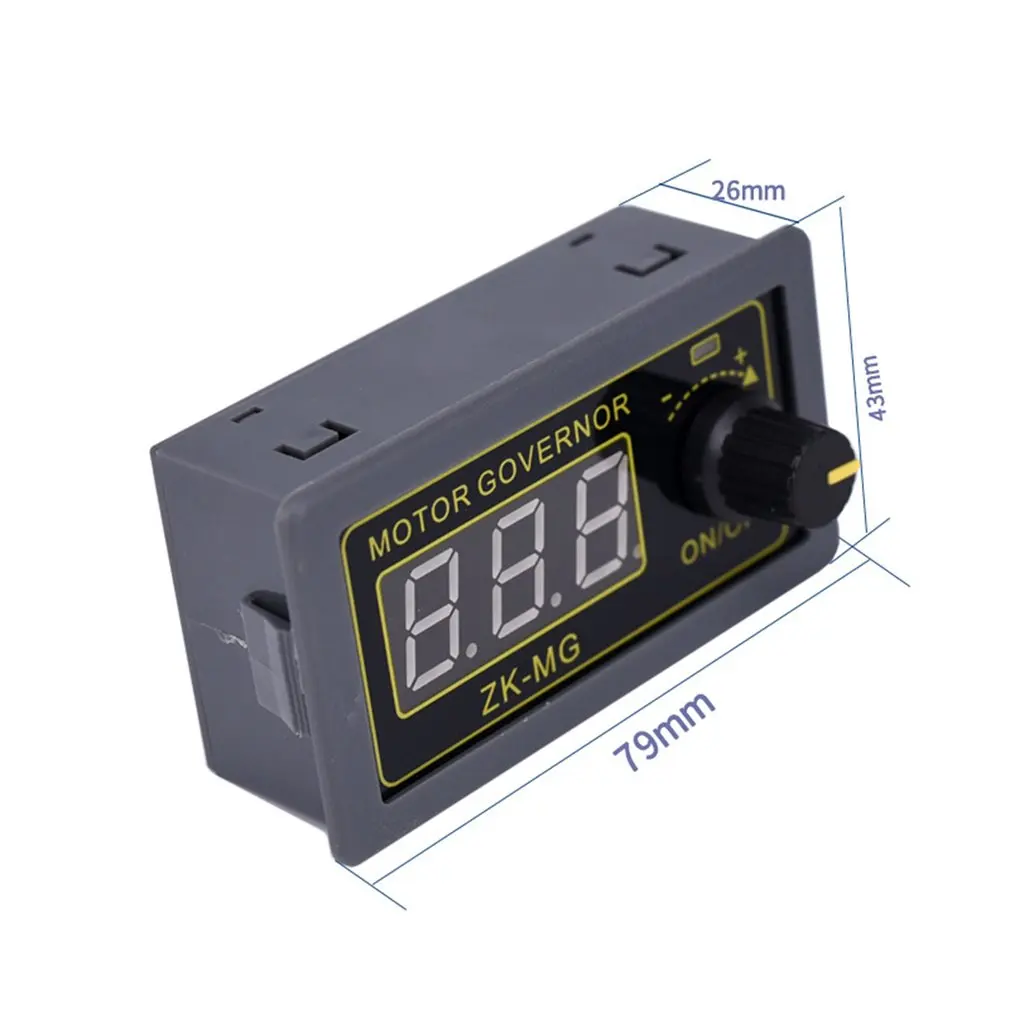 

5-30V 12V 24V 5A Motor Controller PWM Adjustable Speed Digital Display Encoder Duty Ratio Frequency MAX 15A ZK-MG