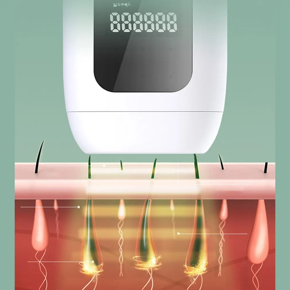 

New Laser Epilator Permanent IPL Photoepilator Hair Removal Depiladora Painless Electric Epilator Dropship Household