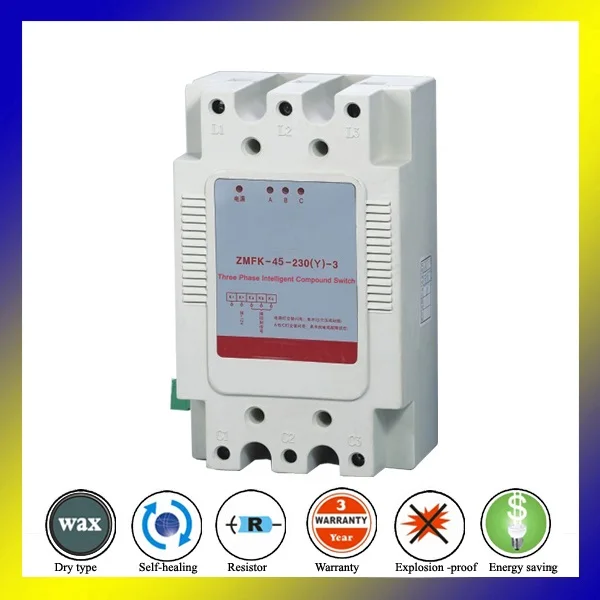 Реактивная мощность ZMFK Φ для оборудования коррекции фактора мощности 30 Квар 380 В