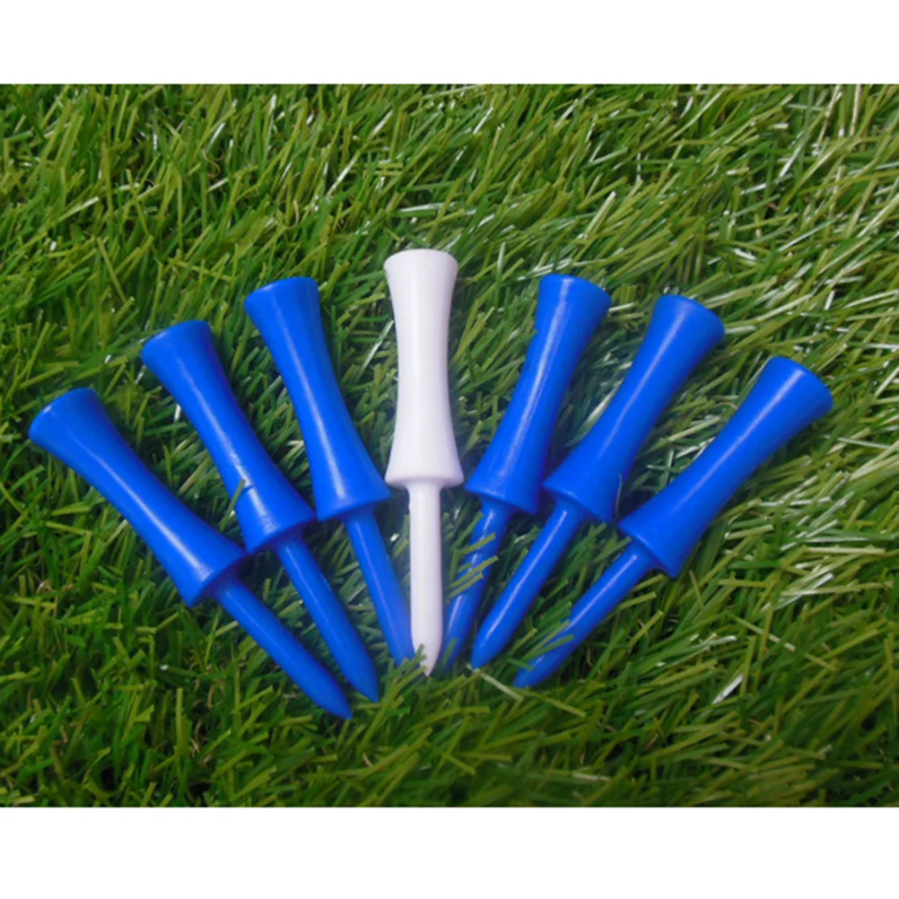 

100pcs 70mm Large Castle Tees Plastic Tee Mat Tees for Indoor Outdoor Practice Driving Range Mats Accessories Supplies (Random