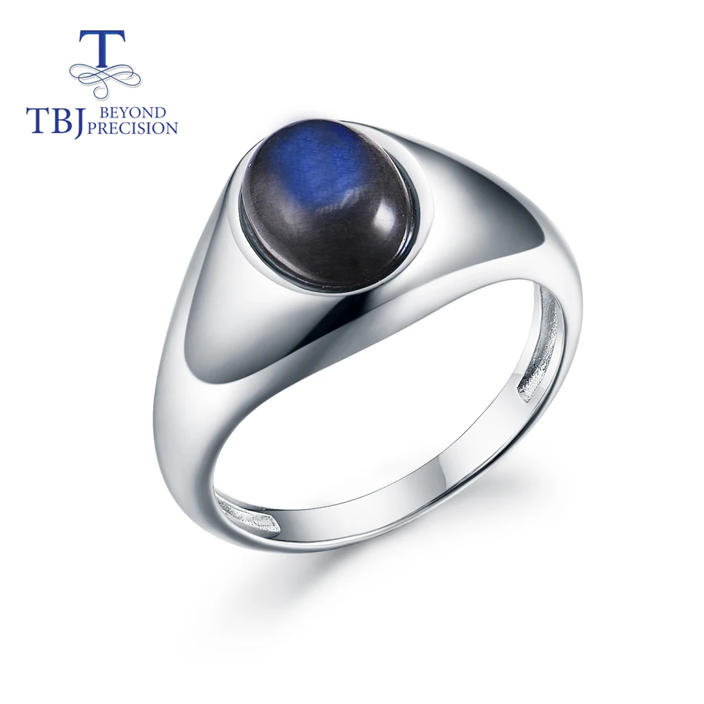 Натуральный драгоценный камень Лабрадорит кольца стерлингового серебра 925