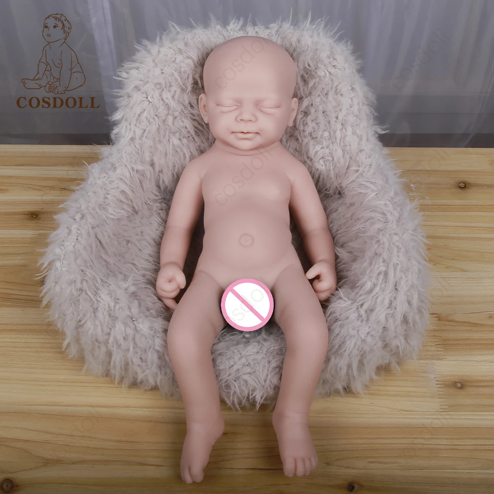 BeBe Reborn Baby doll Неокрашенный 46 см 2 25 кг малыш полный корпус силиконовые куклы