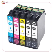 5Pack ink cartridge Compatible for Epson 502 XL  with Epson Expression Home XP-5105 XP-5100 XP5105 XP5100 WF-2860 WF-2865DWF