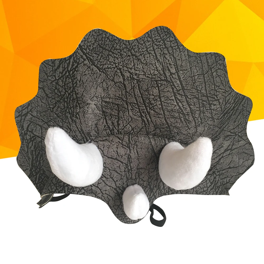 Головной убор для косплея домашних животных шапка Трицератопс головной собаки с