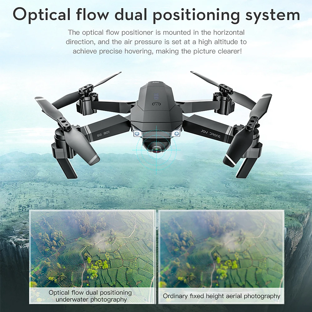 SG901 Квадрокоптер Карманный 4K Дрон камера wifi FPV широкоугольный Режим высокой