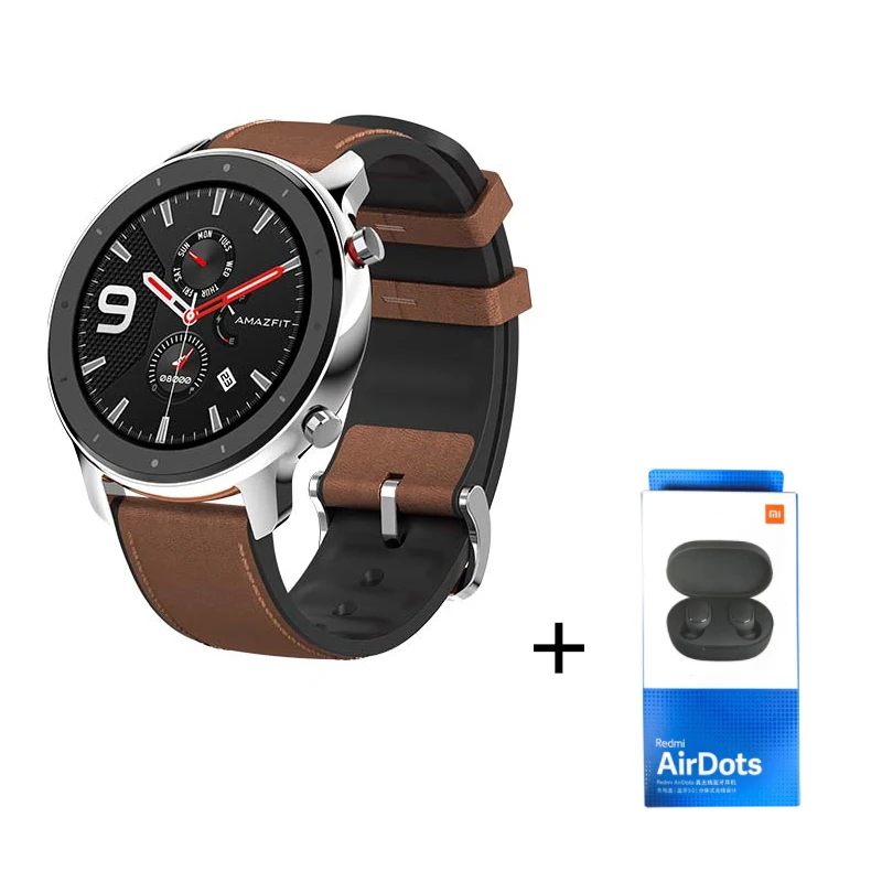 GTR47MM-Steel Умные часы Huami Amazfit GTR 47 мм 42 мм Xiaomi с gps 5ATM Водонепроницаемость 24 дня Срок службы батареи 12 спортивный режим Bluetooth - Цвет: GTR47MM-Steel