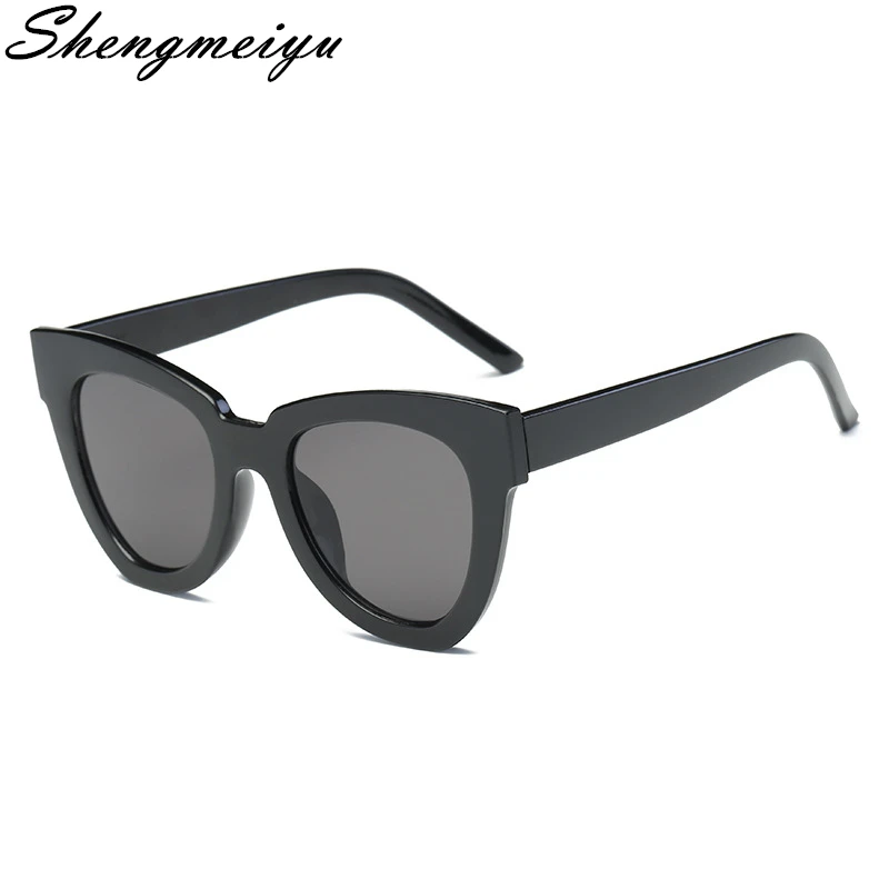 Модные солнцезащитные очки кошачий глаз женские роскошные брендовые