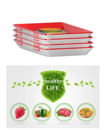 DF857 Liver Tray Creative Food Plastic Preservation Kitchen Items Fresh Storage Container Microwave faucet | Обустройство дома