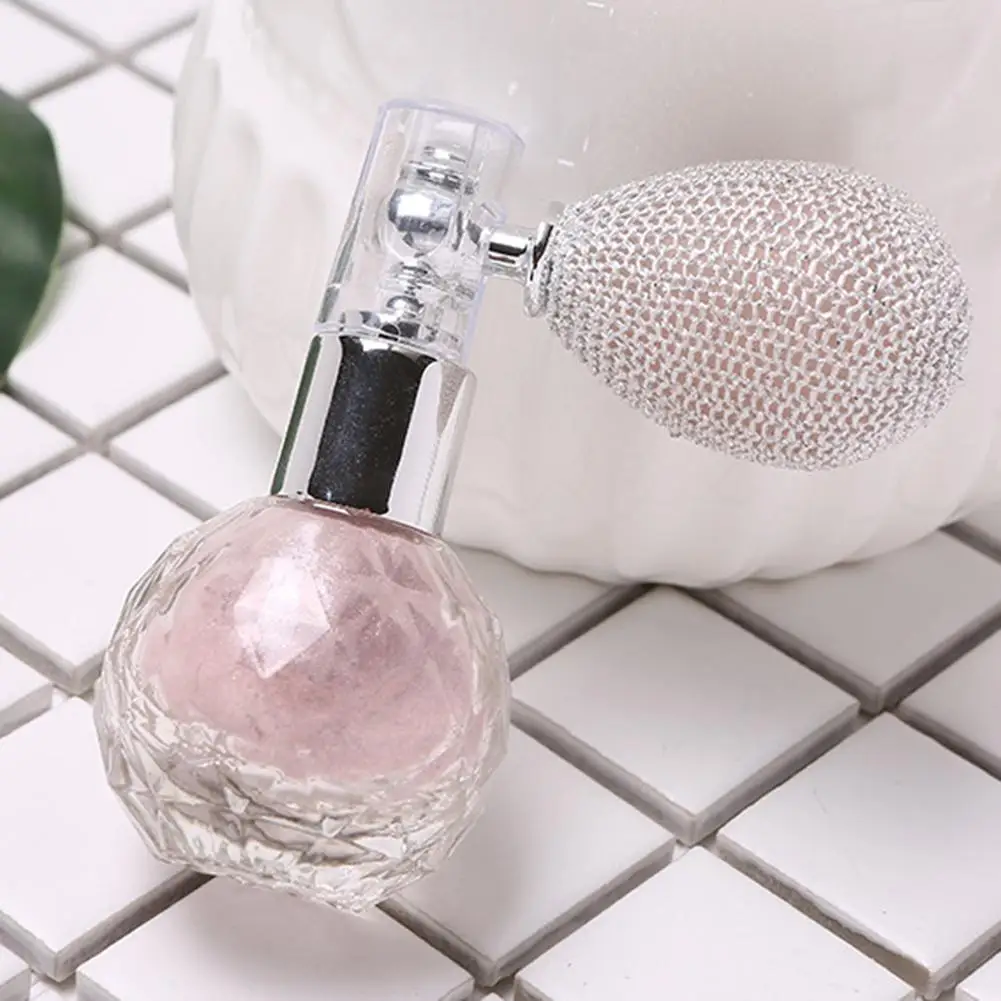 Новинка 4 цвета свободная пудра для лица тени век высокий светильник спрей тела