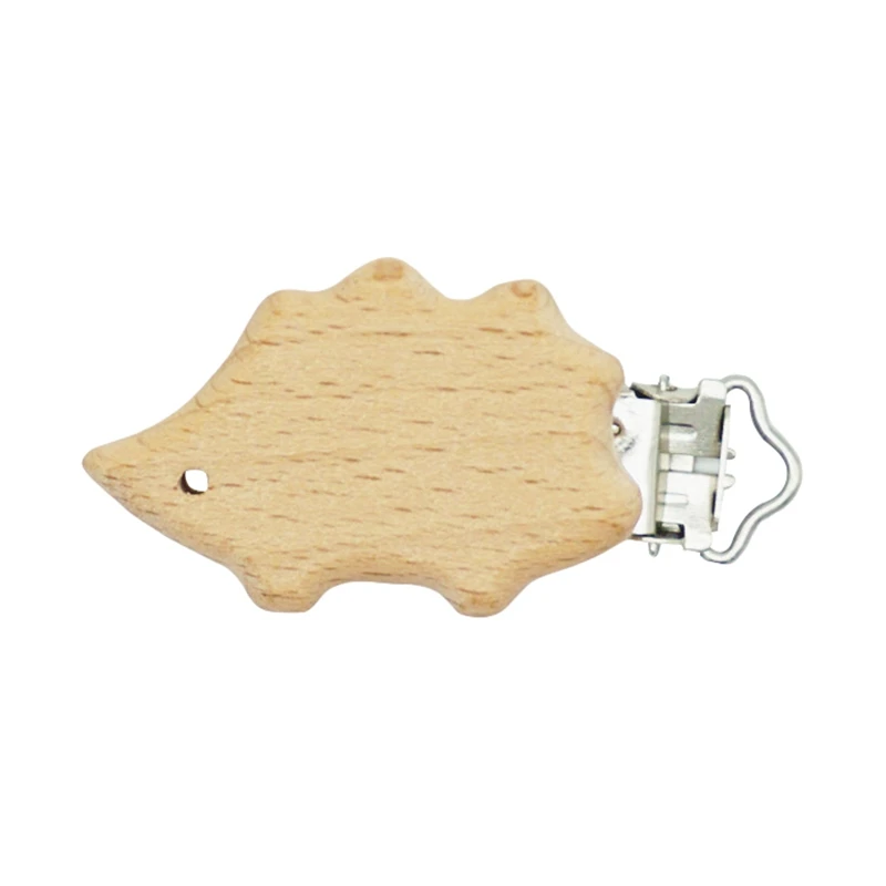 В форме милых животных соска зажимы деревянная держатель цепи детское дерево