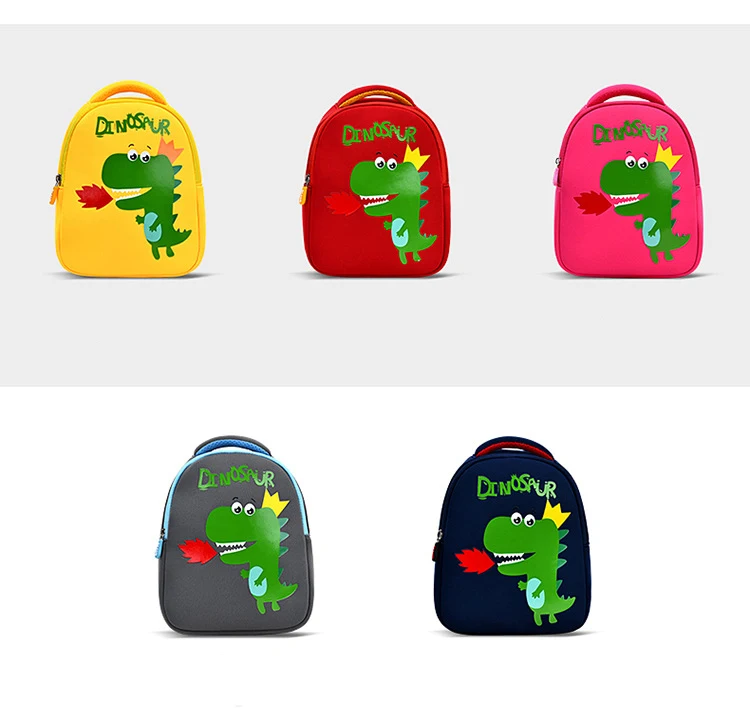 Cartoon Anti-lost Kindergarten School Bag for Baby Baby Girl Kid 3D High-grade Mochila Boy Dinosaur Monkey Waterproof Backpack