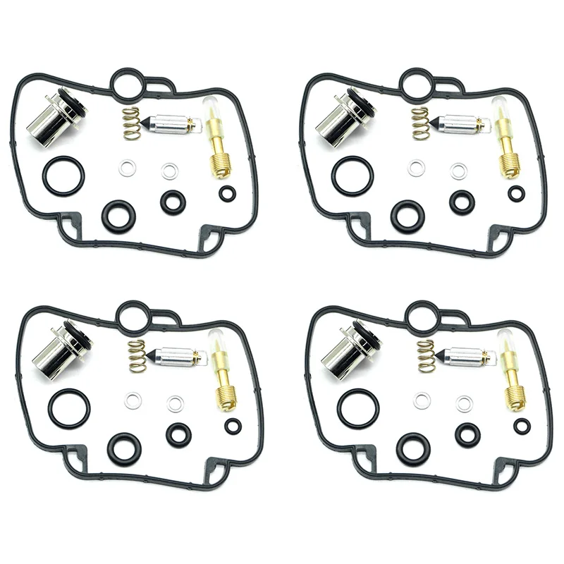 

For SUZUKI GSXR750 1990 1991 GSXR750W 1992-1995 GSXR 750 W Carburetor Repair Kit Air Mixture Screw Float Vavle Seat 4 Sets