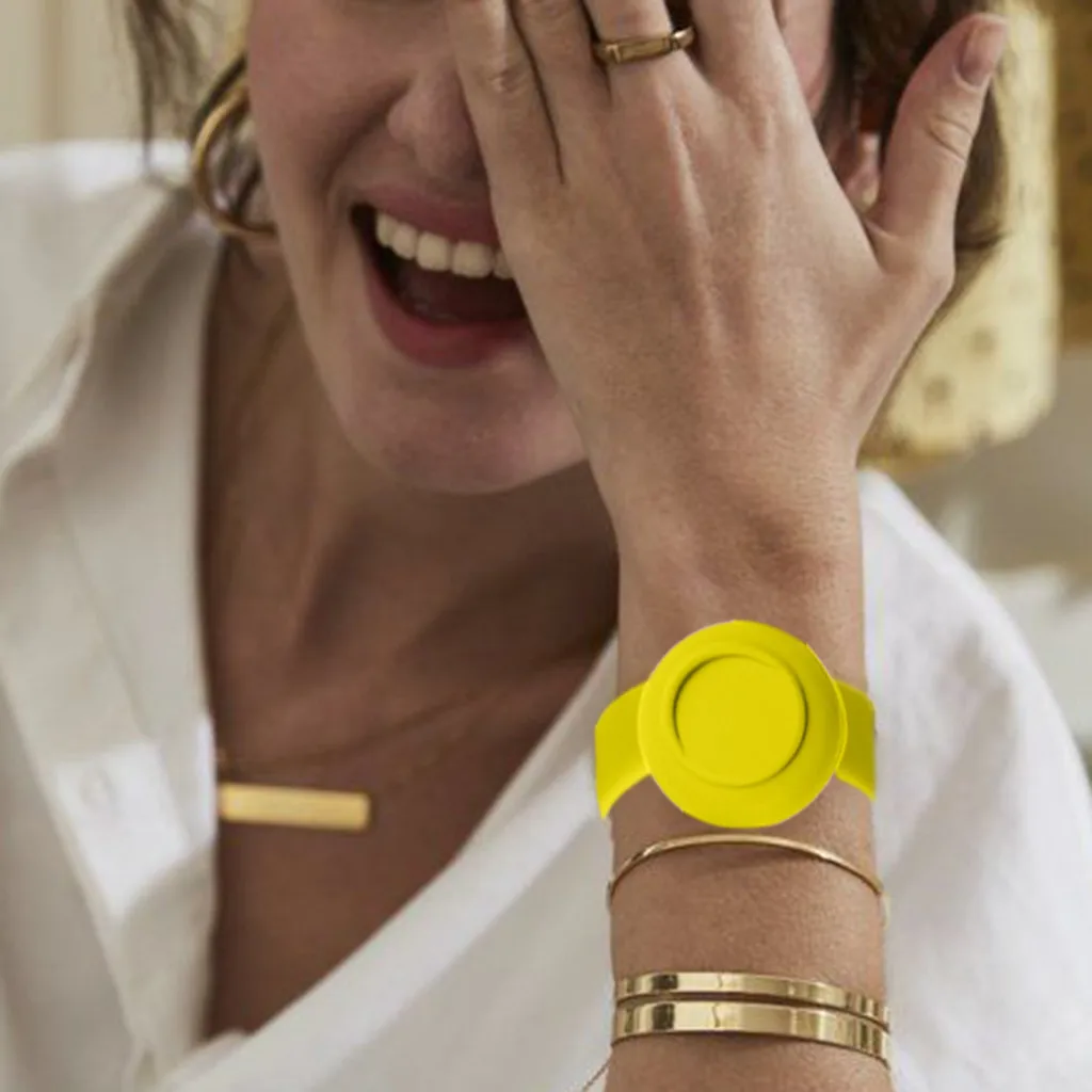 Горячая Новинка для взрослых детей жидкий Браслет Ручной Диспенсер Гель мытья