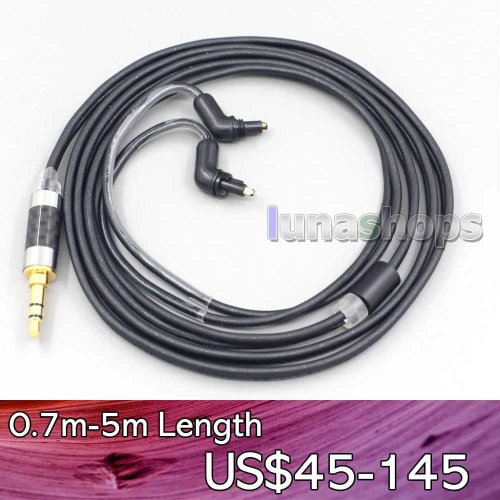LN007090 2 5 мм 4 XLR 3 черный 99% чистый кабель для наушников PCOCC Sony MDR-EX1000 MDR-EX600 MDR-EX800 MDR-7550 |