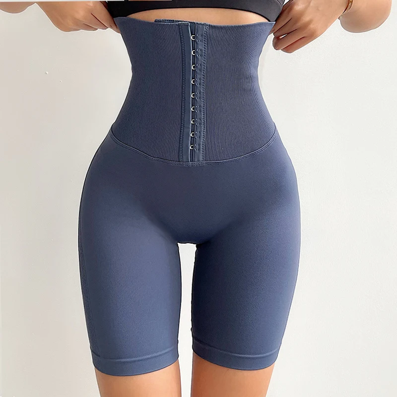 

Корсет девушки узкие брюки для женщин с высокой талией Maillot De Bain Femme плотный хип-лифтинг пластиковые быстрое высыхание 5-ти точечные Фитнес Л...