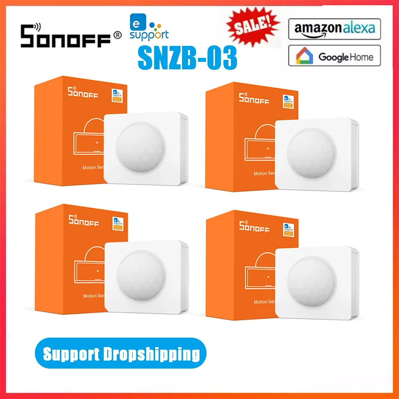 1/10 шт. датчик движения ZigBee для дома SONOFF SNZB 03 Smart Home угол обзора 110 ° уведомление о