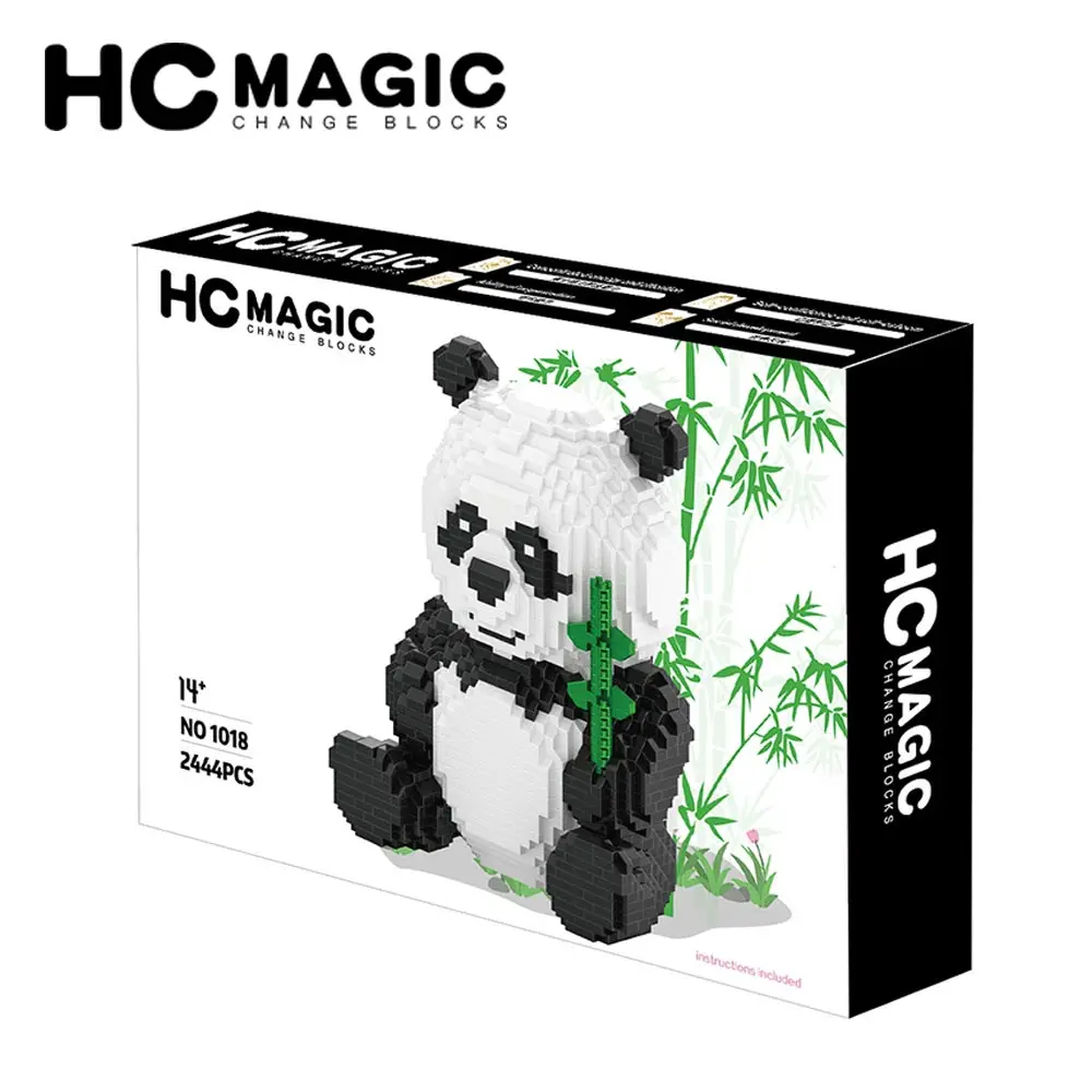HC MAGIC 1018 панда Китай национальное сокровище прекрасная модель строительные блоки