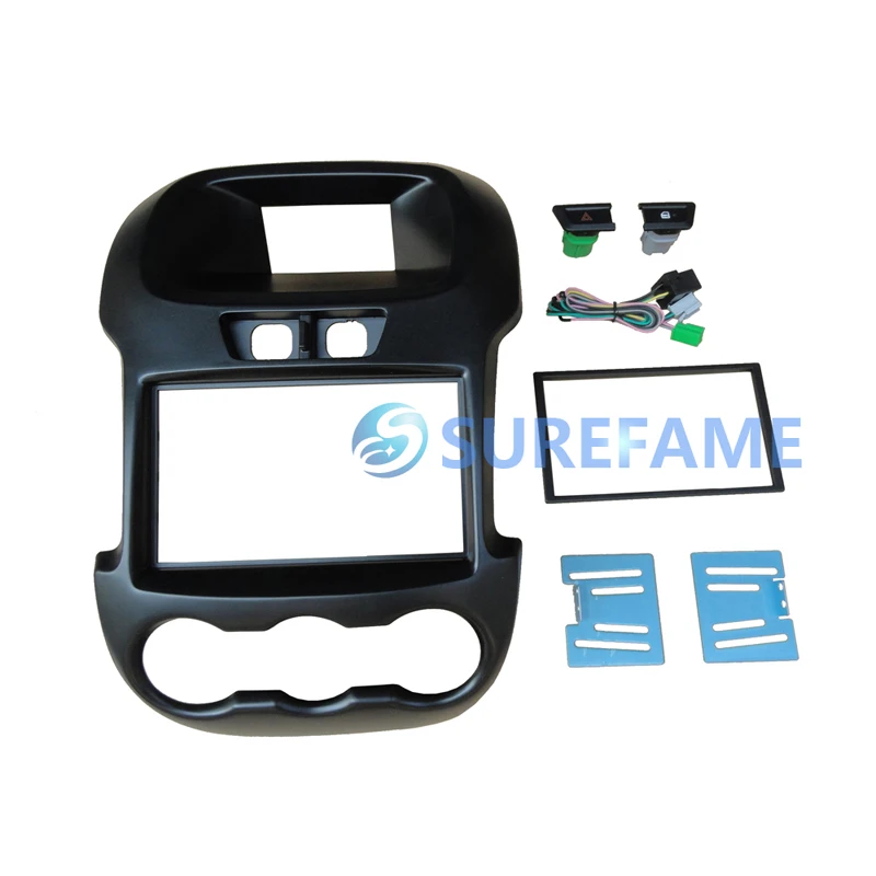 Двойной Din фасции Для Ford авто и руководство Ranger автомобиля Радио панель DVD тире