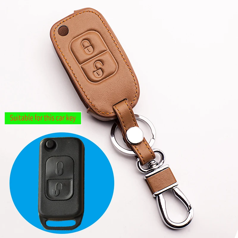 Кожаный чехол для автомобильных ключей 100% клавиатуры Mercedes Benz E113 A C E S D05 W202 W203 W168