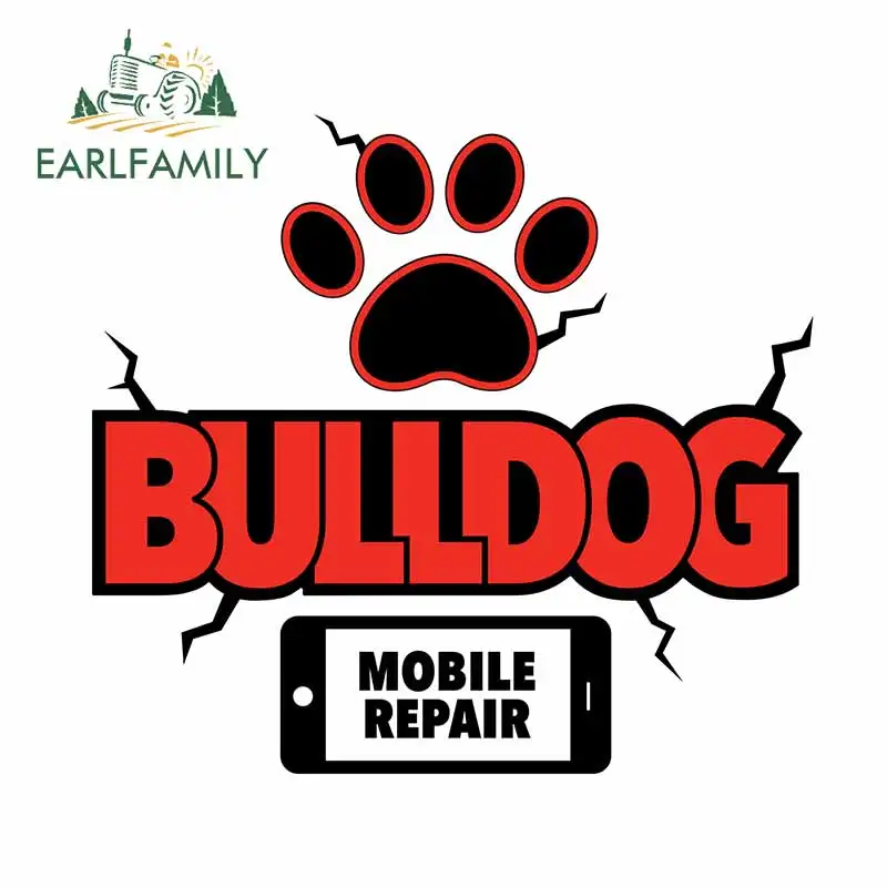 EARLFAMILY 13 см x 11 9 для бульдога Мобильный ремонт модные автомобильные наклейки