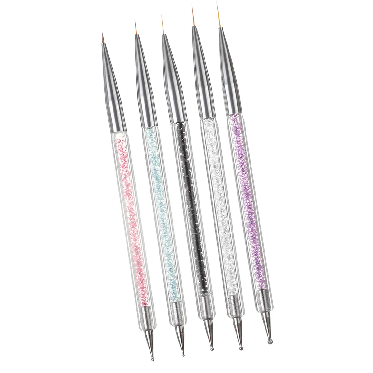 5 шт. набор УФ-гель для рисования ногтей точечная ручка акриловая горный хрусталь