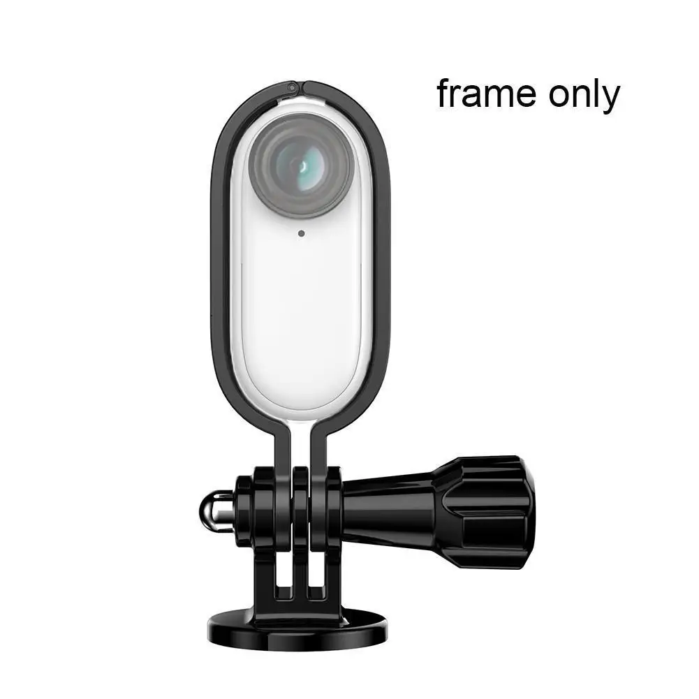 

For Insta360 Go 2 Protective Frame Mount Aluminum Alloy 1/4 Adapter Adjustable Angle Bracket Stabilizer Camera Accessories