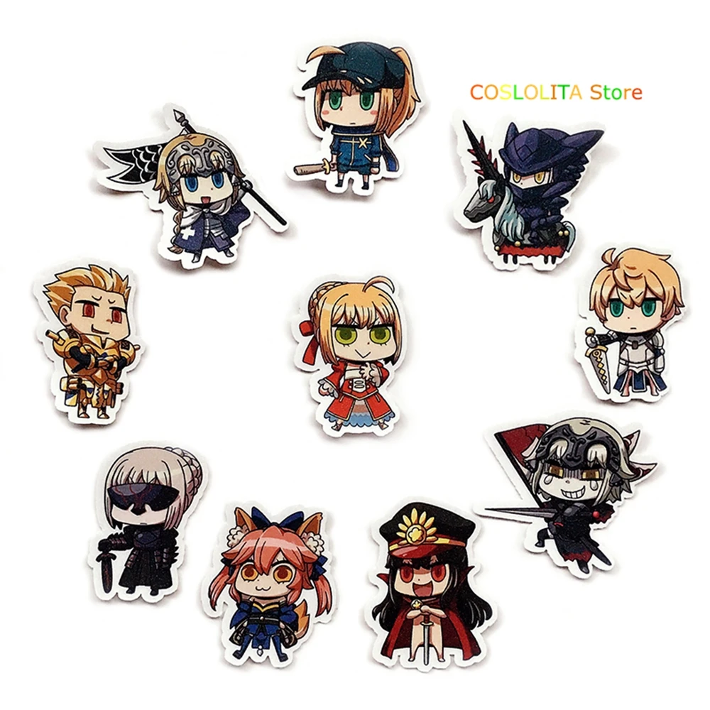 anime fategrand order fgo fujimaru ritsuka sticker family portrait motorcycle phone cartoon travel luggage adhesive sticker free global shipping