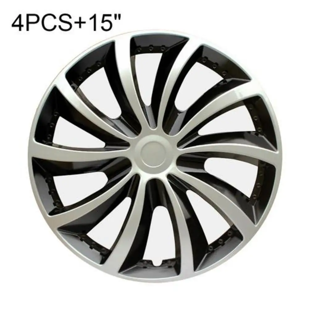 15inch 4 шт./компл. ступицы колеса для автомобиля крышка колпак колеса декоративное покрытие подшипник ступицы колеса для автомобиля(крышка 13 дюймов 14 дюймов 15 дюймов Крышка Заглушка - Цвет: 15inch