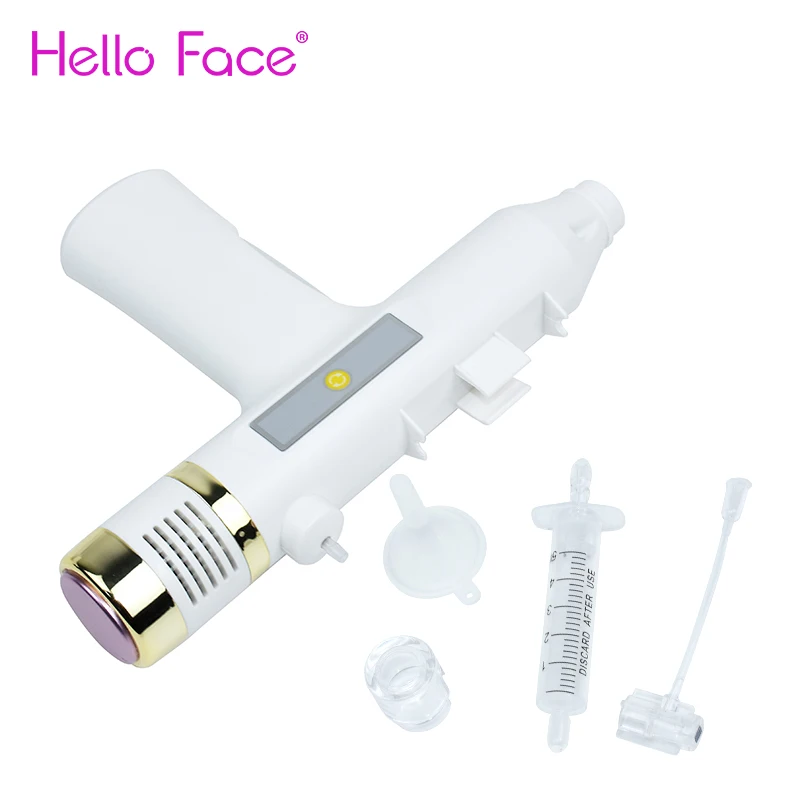 Нано Microneedling увлажняющий пистолет горячей и холодной инструмент лифтинга лица