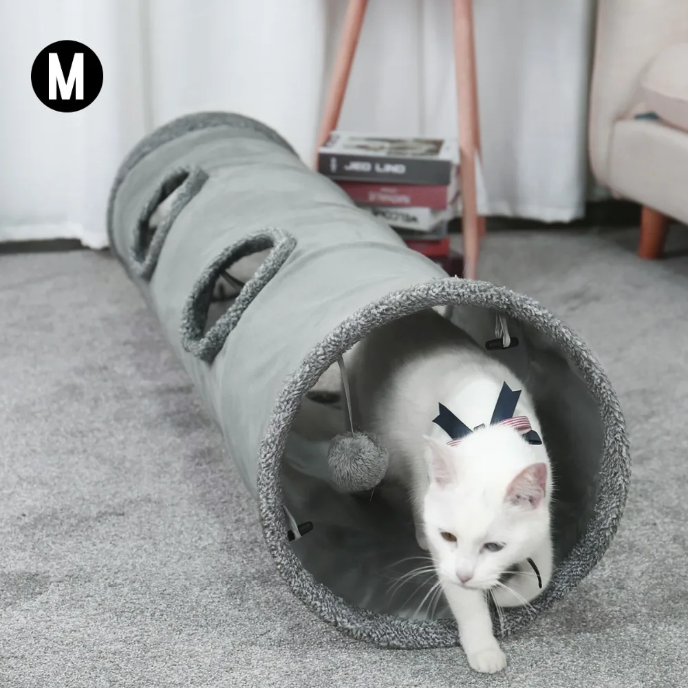 Складные игрушки для кошек игровые туннели домашних животных обучающие