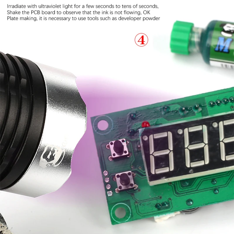 Механик УФ-светильник отверждения BGA PCB паяльная маска чернил черный/синий/зеленый/красный/желтый/белый сварочная масляная краска предотвращает КОРРОЗИОННОЕ арцирование