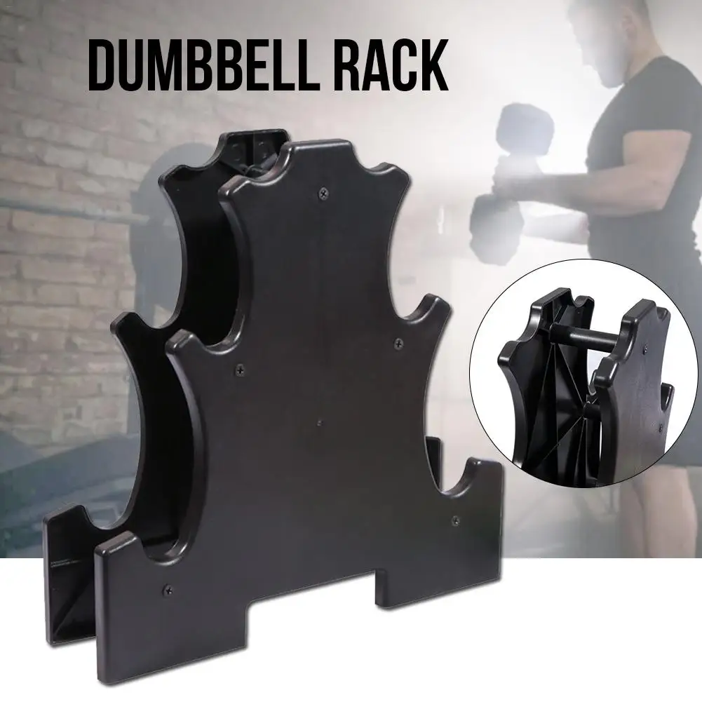 Вертикальный трехуровневый стеллаж для гантелей бытовая Шестигранная