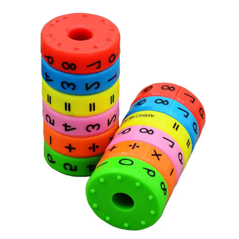 6 шт. детский Магнитный куб-пазл для обучения математике | Игрушки и хобби